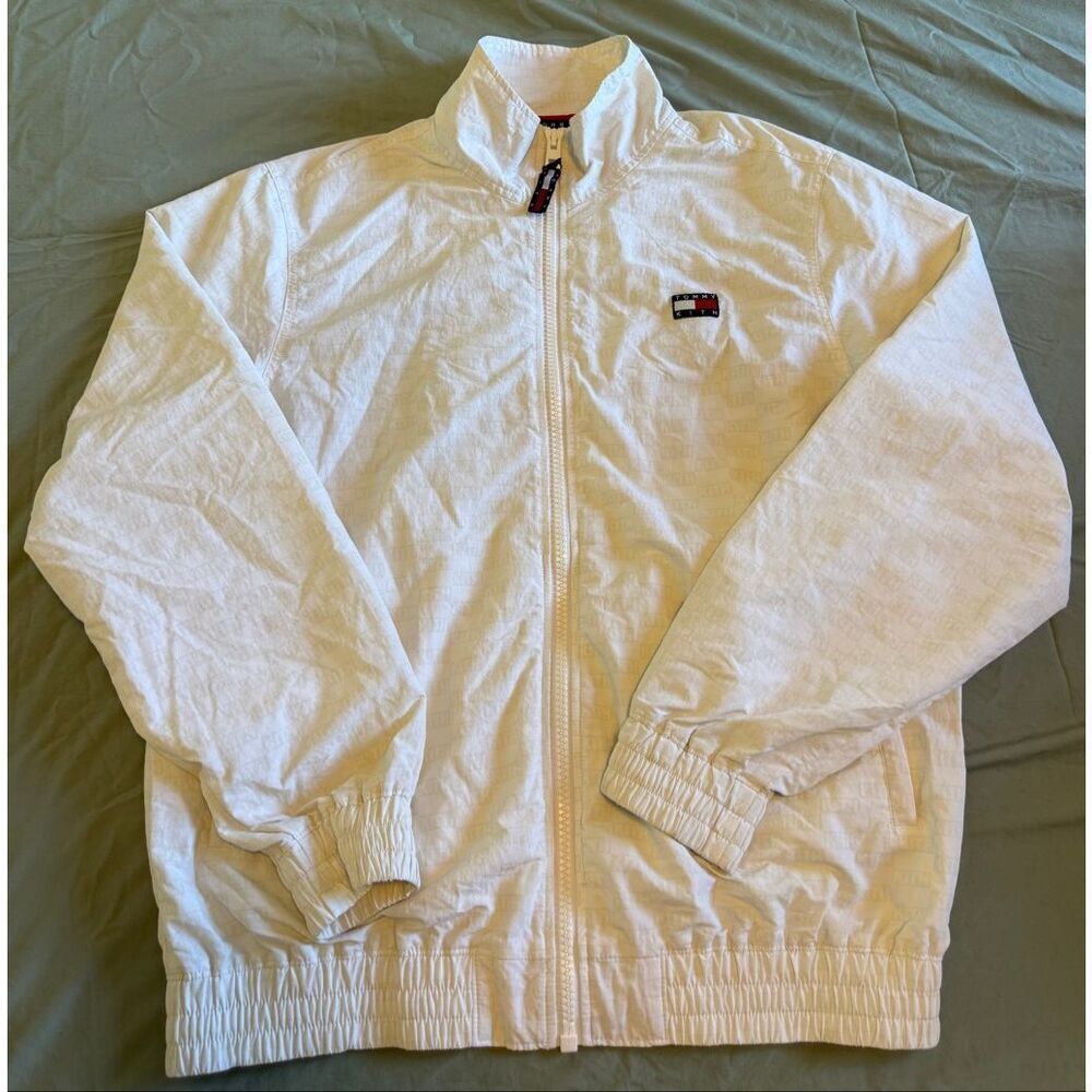 Kith x Tommy Hilfiger Size Medium Monogram Nylon Zip Up Jacket Men Windbreaker